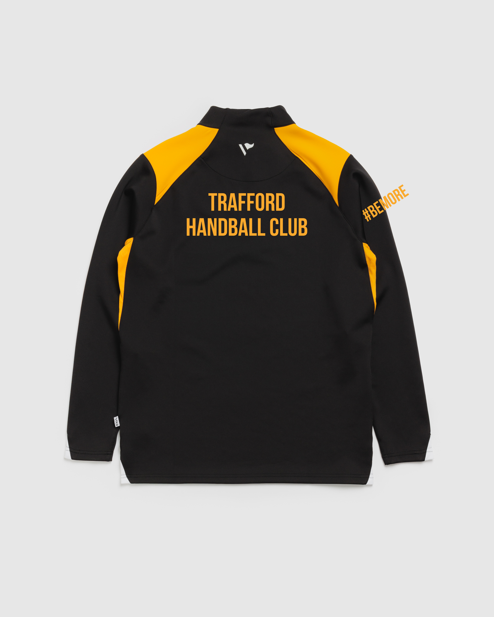 Trafford Handball Club Vertex Quarter Zip -Black/Amber/White