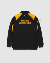 Trafford Handball Club Vertex Youth Quarter Zip -Black/Amber/White