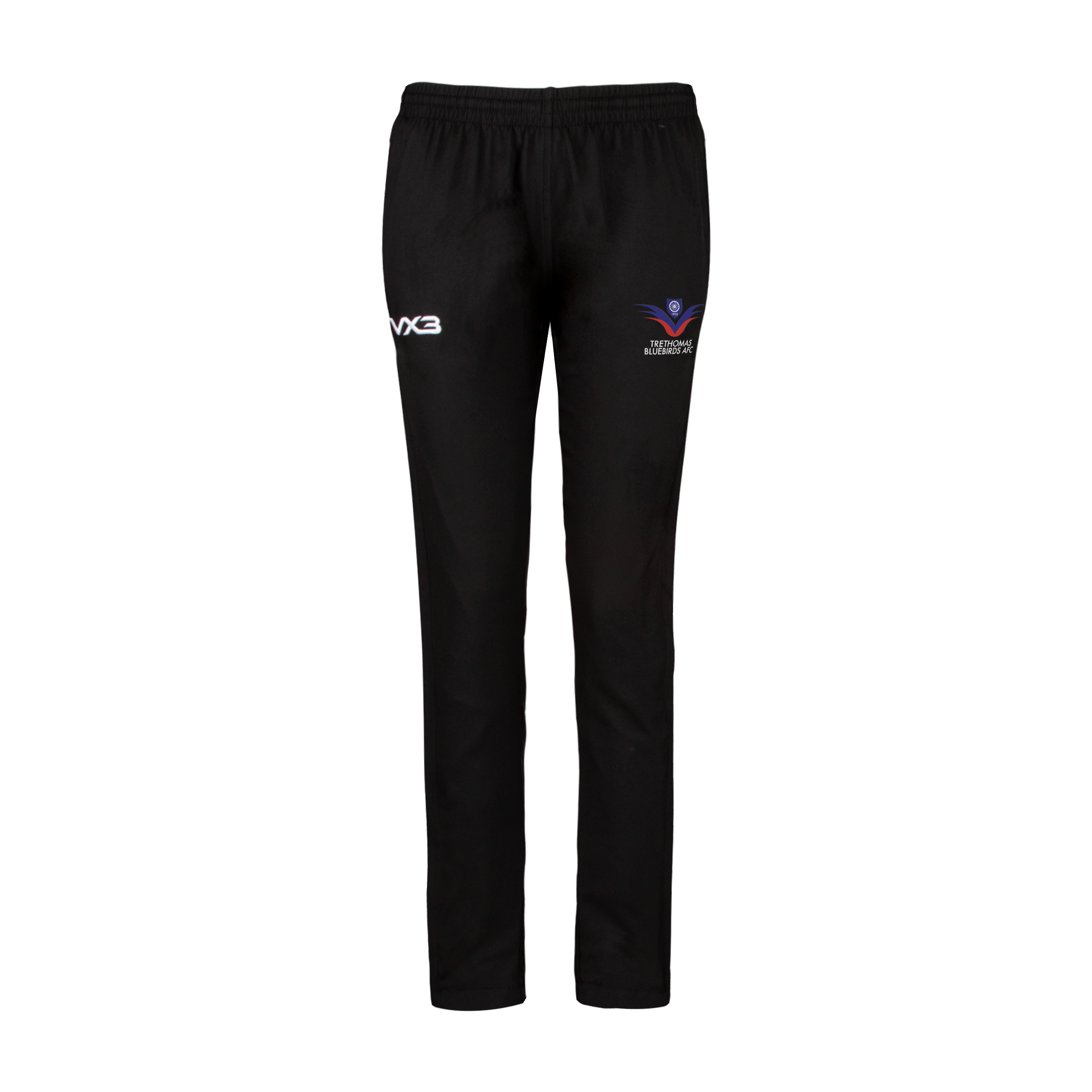 Trethomas Bluebirds FC Black Solum Ladies Trackpant
