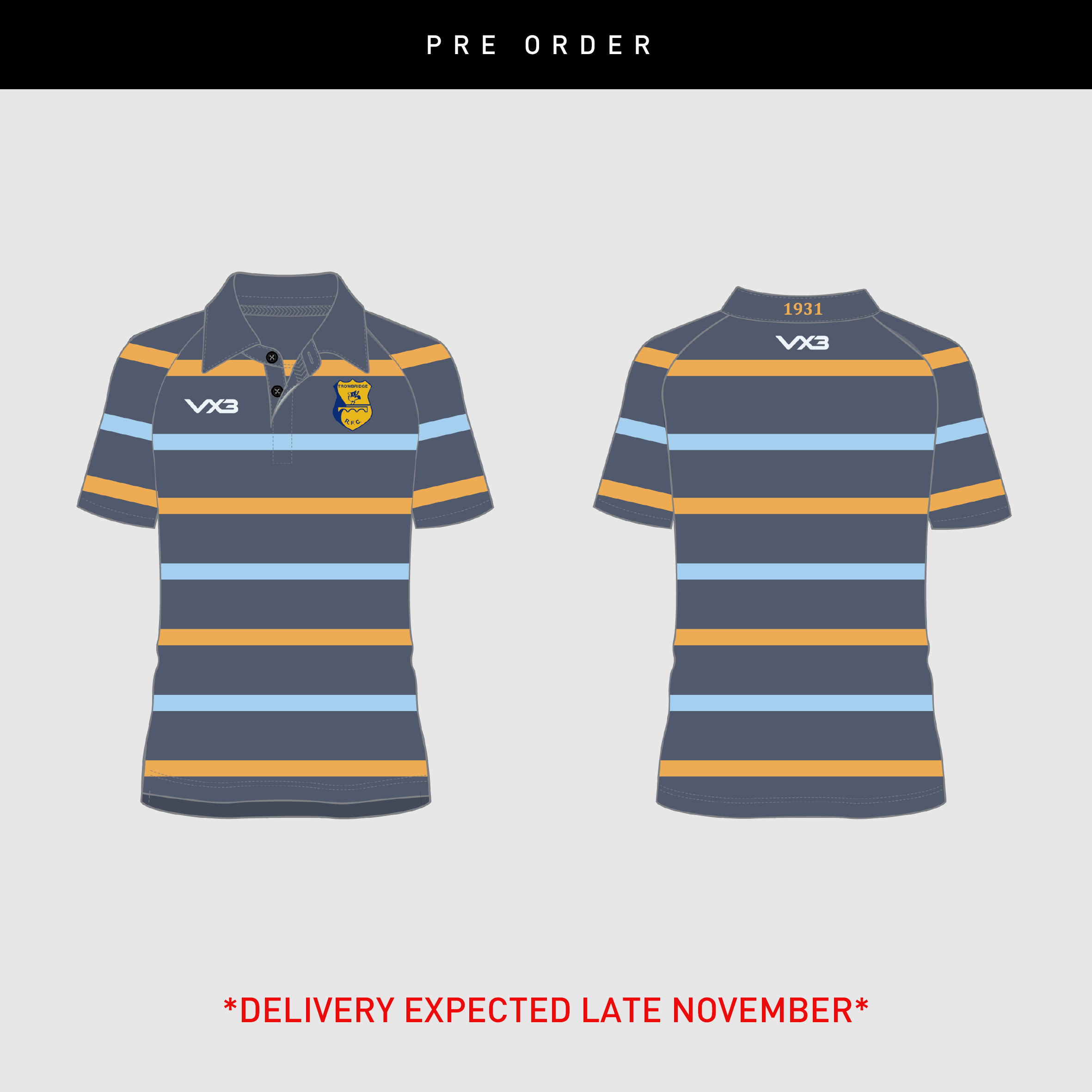 Trowbridge RFC Short Sleeve Heritage Jersey