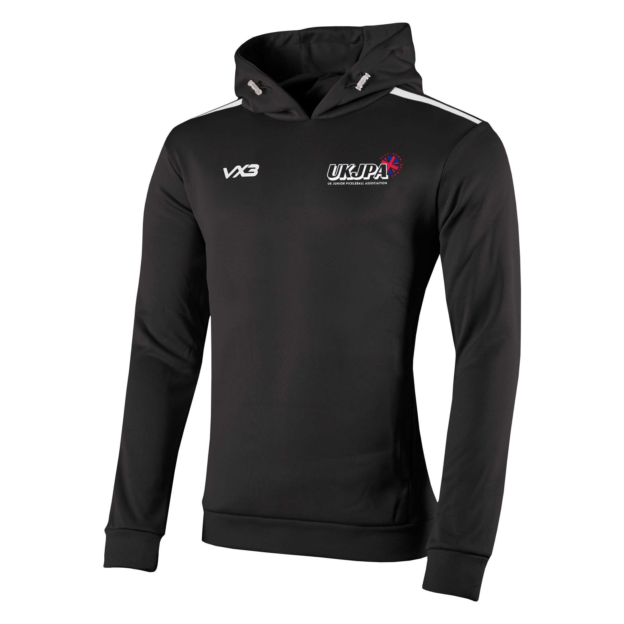 UK Junior Pickleball Association Black Fortis Hoodie