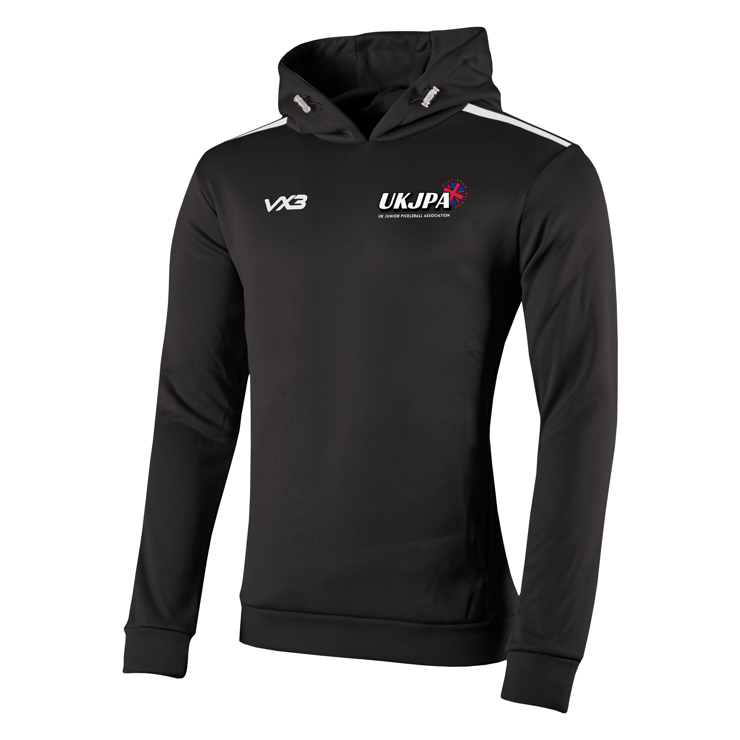 UK Junior Pickleball Academy x UTD Pickleball Black Fortis Hoodie