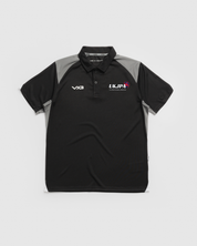 UK Junior Pickleball Academy x UTD Pickleball Vertex Polo -Black/Grey/White