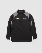 UK Junior Pickleball Academy x UTD Pickleball Vertex Youth Quarter Zip -Black/Grey/White