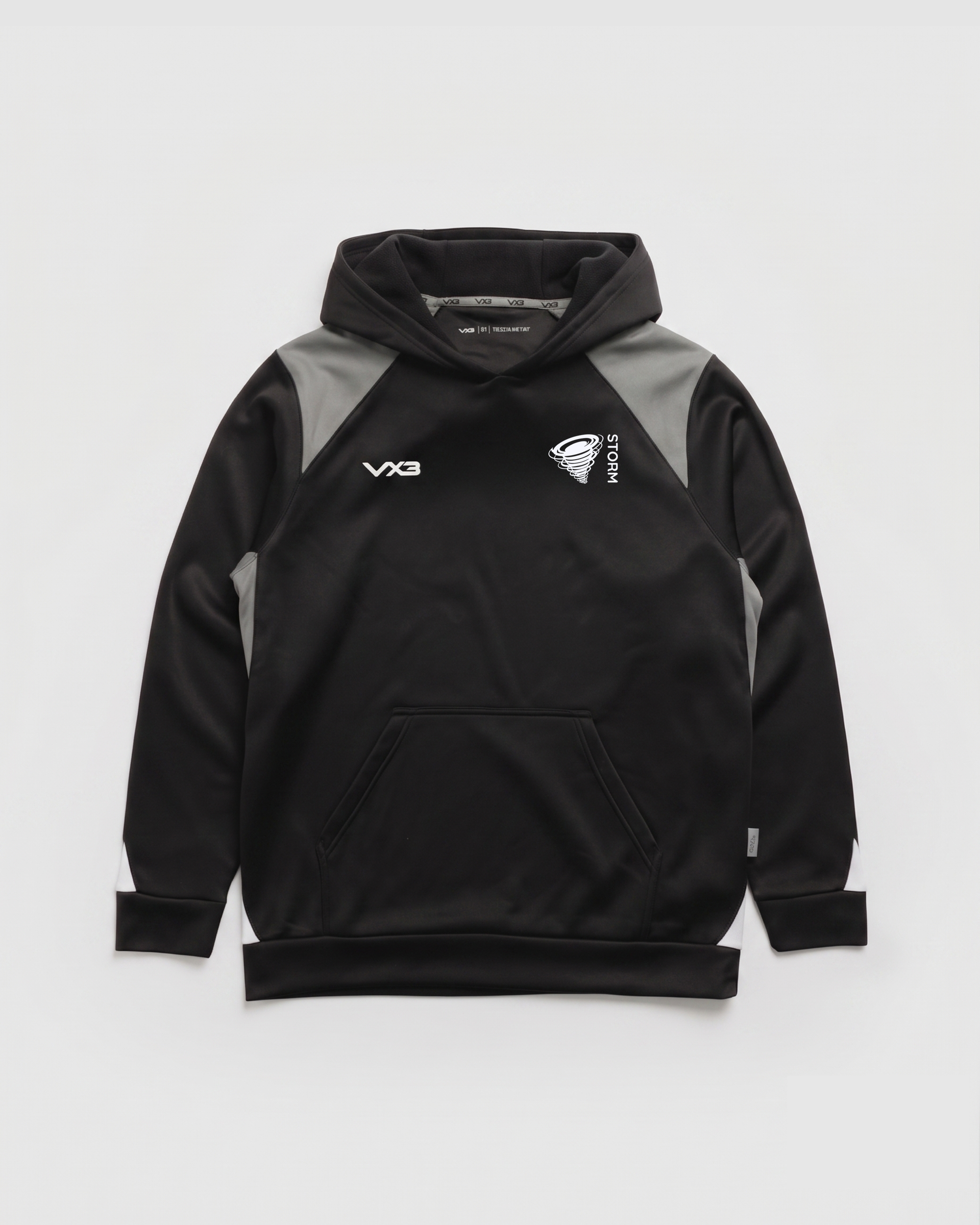 USP College - Football Vertex Hoodie -Black/Grey/White