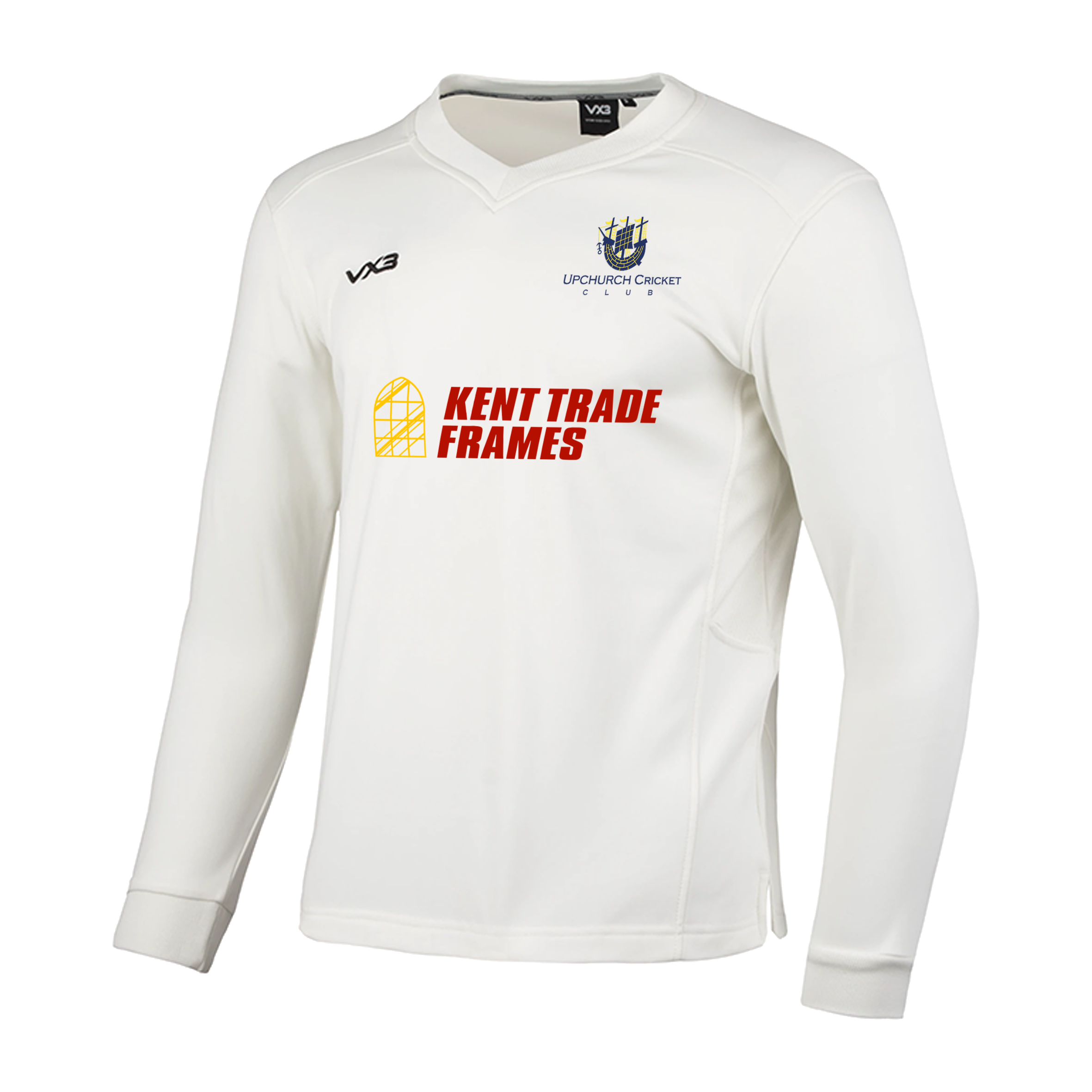 Upchurch Cricket Club Whites Elite Sweatshirt