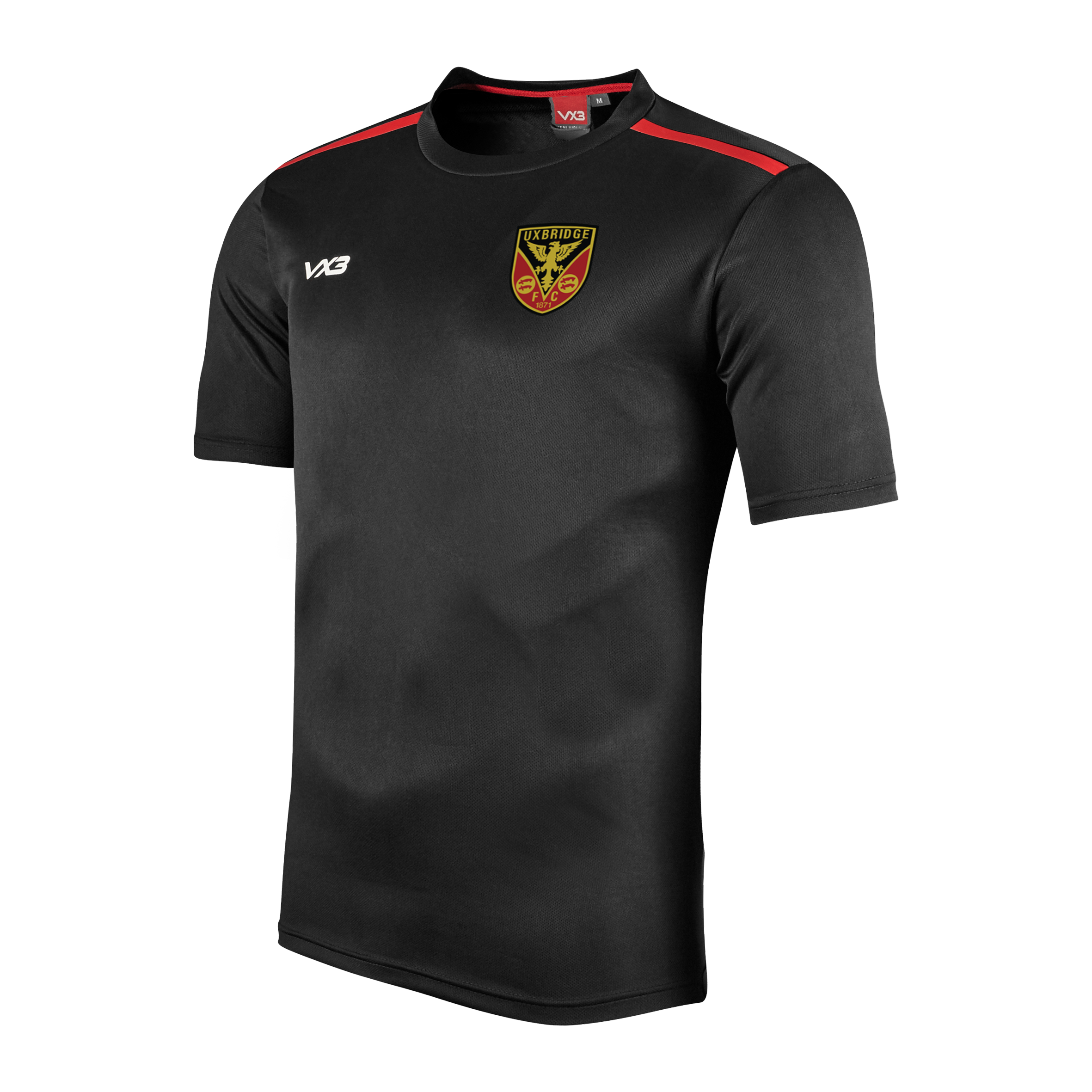 Uxbridge FC Black Fortis Tee