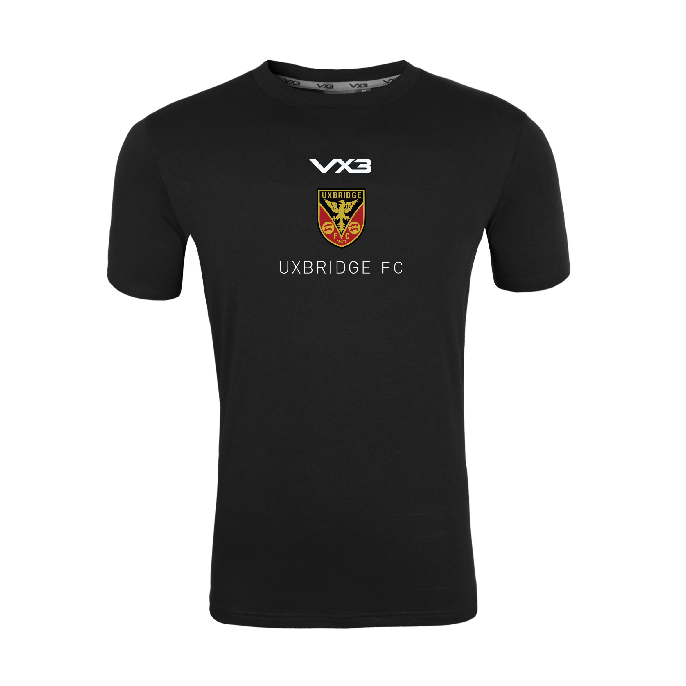 Uxbridge FC Black Invicta Tee