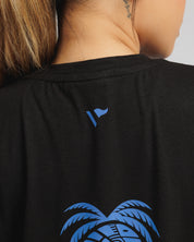 VX3 Run Club Ladies Foot Print Tee Black