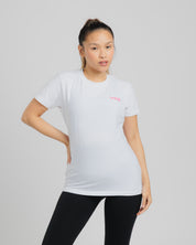 VX3 Run Club Ladies Foot Print Tee White