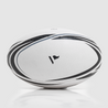 VX3 Vuelta White/Black/Grey Rugby Training Ball- Size 5 Conquer Logo