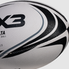 VX3 Vuelta White/Black/Grey Rugby Training Ball- Size 5 Grip