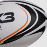 VX3 Vuelta White/Black/Orange Rugby Training Ball- Size 4 Grip