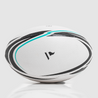 VX3 White/Black/Sky Vuelta Rugby Training Ball- Size 3 Conquer Logo