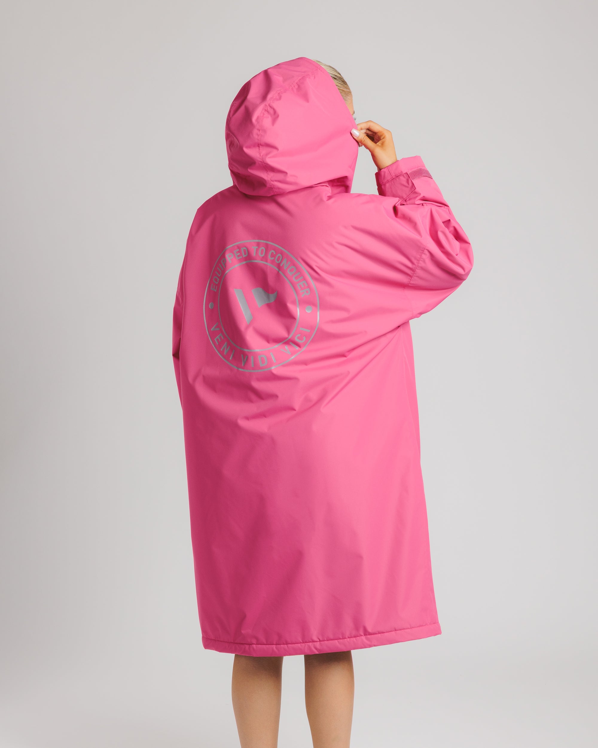 Velit Sports Robe Wild Berry/Dove Grey