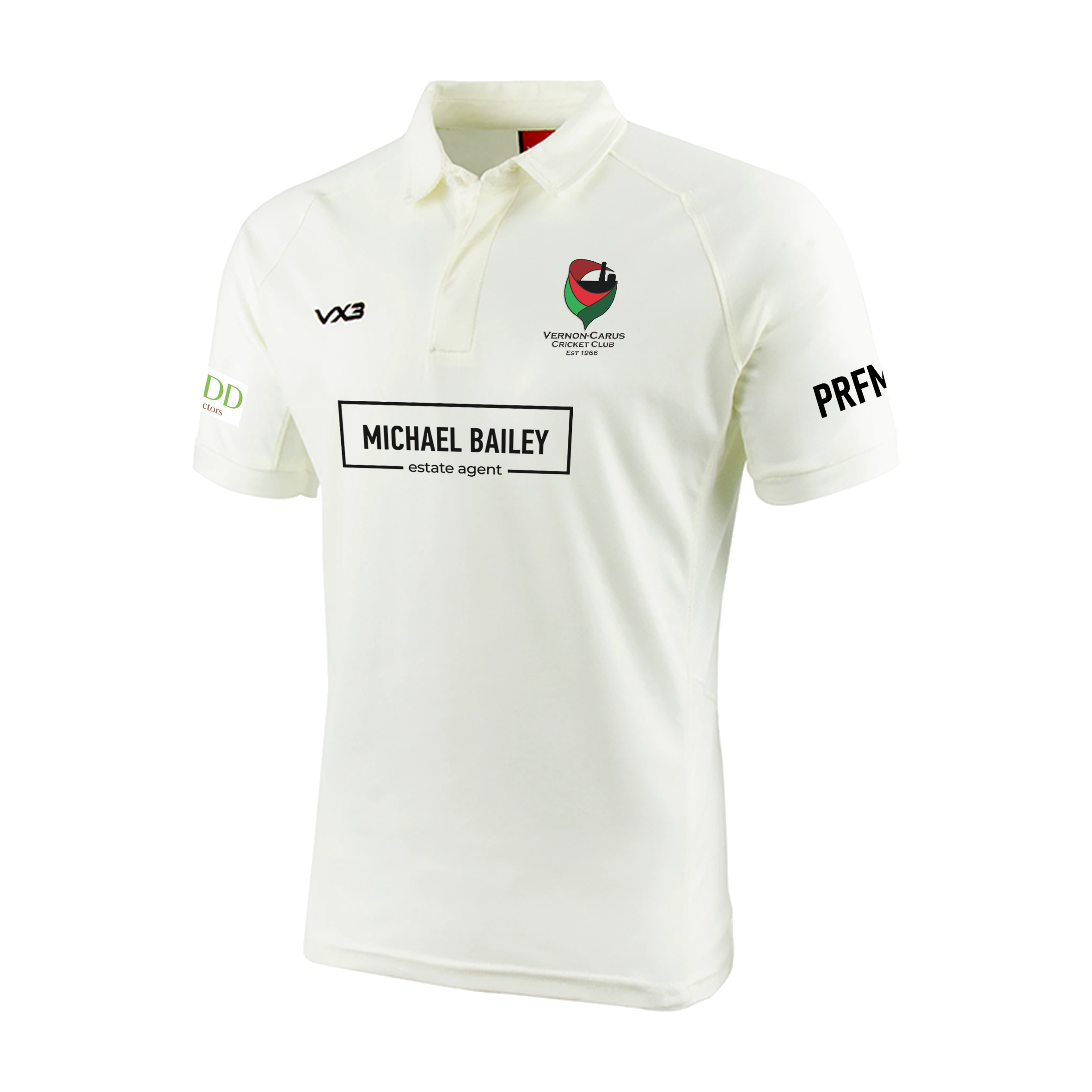 Vernon-Carus Cricket Club Youth Short Sleeve Shirt