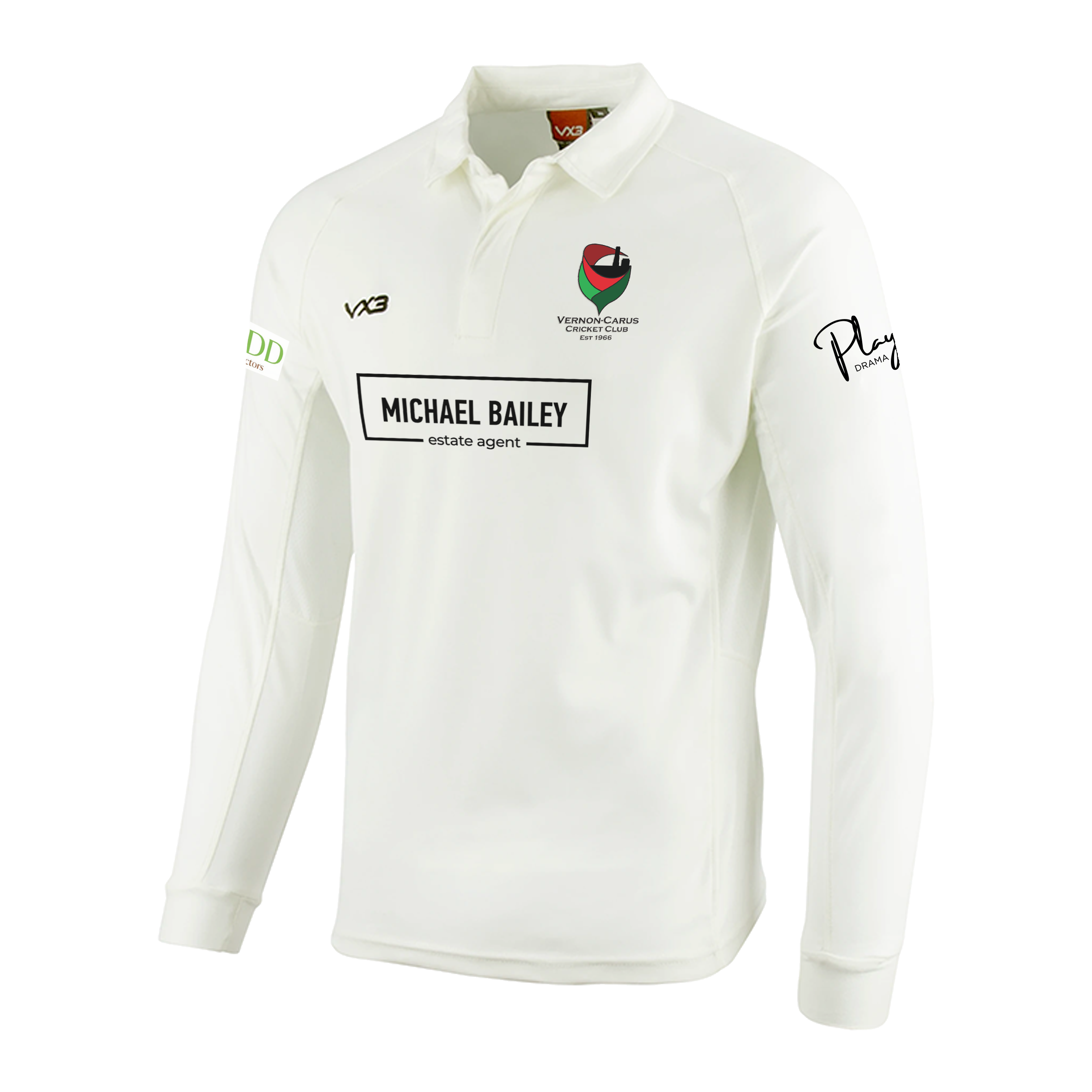 Vernon-Carus Cricket Club Long Sleeve Shirt