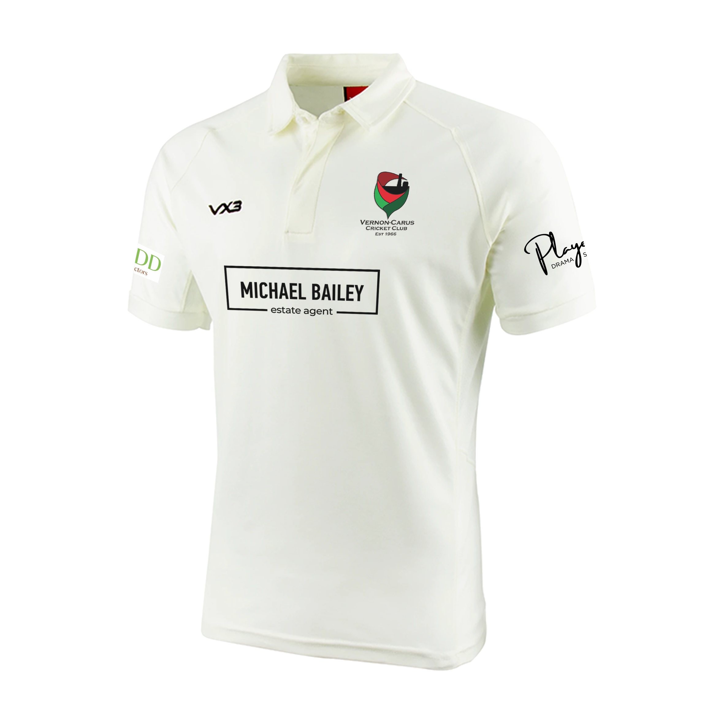 Vernon-Carus Cricket Club Youth Short Sleeve Shirt