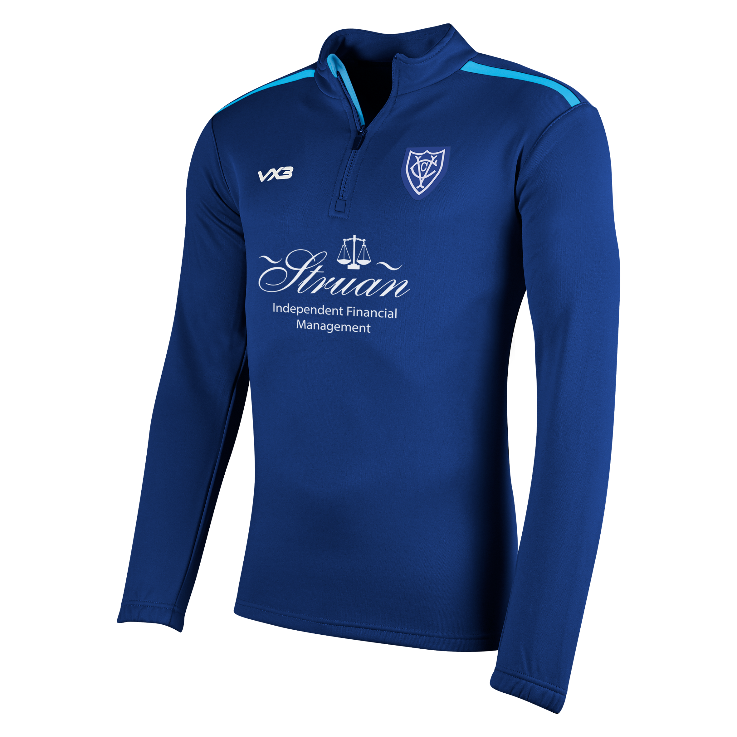 Verwood Cricket Fortis Youth Quarter Zip Sweat