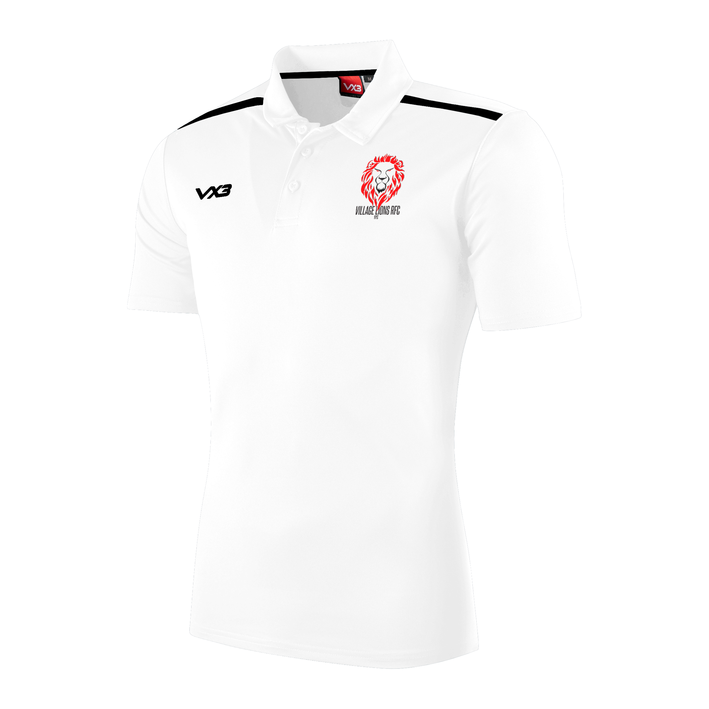 Village Lions RFC White Fortis Polo