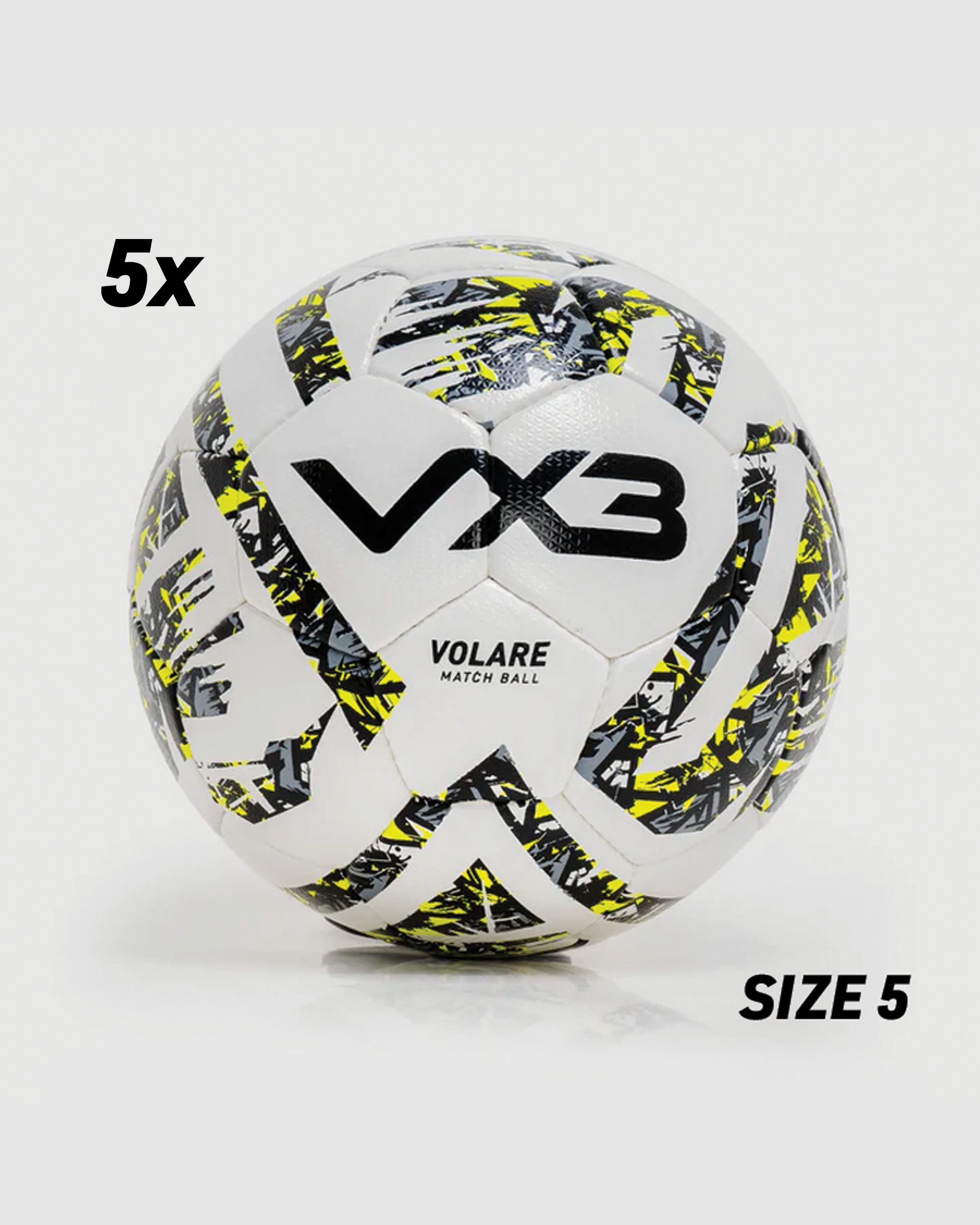 Volare Football Match Ball Bundle x5