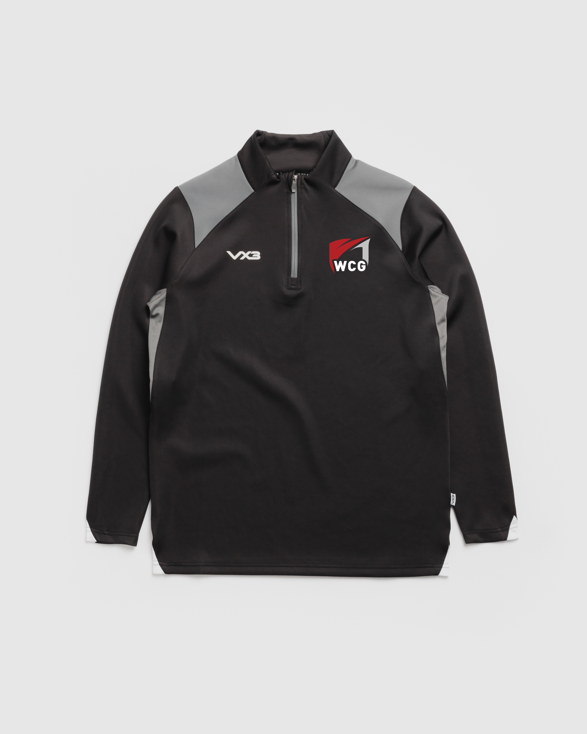 WCG Sport Staff Black Vertex Quarter Zip