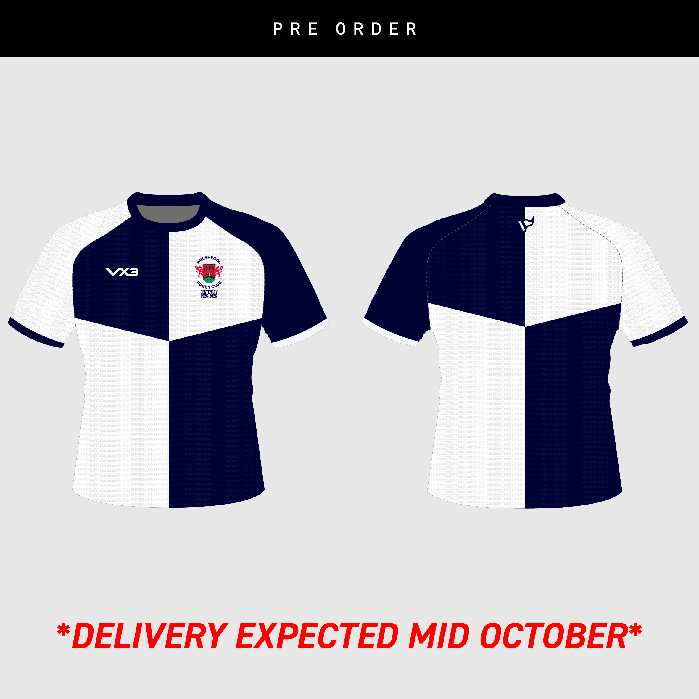 WELSHPOOL RFC PERFORMANCE TEE