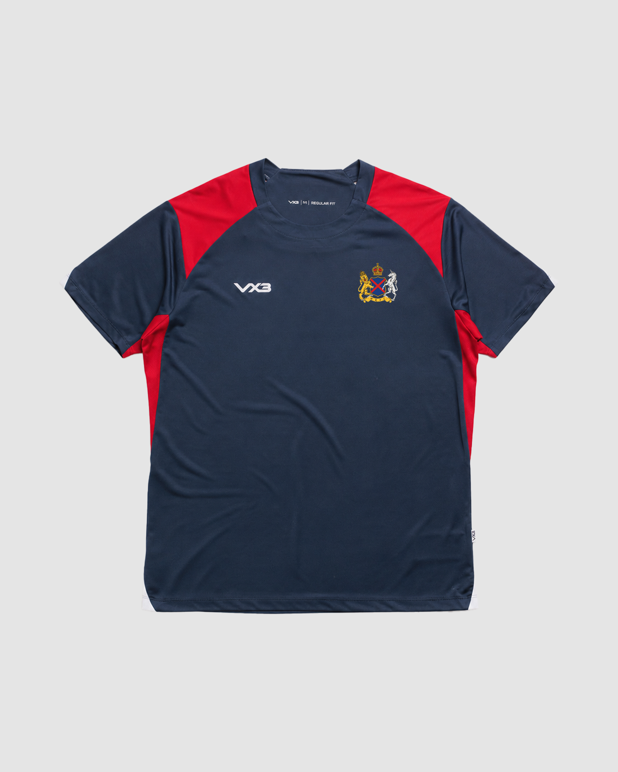 Wiveliscombe RFC Vertex Tee -Navy/Red/White