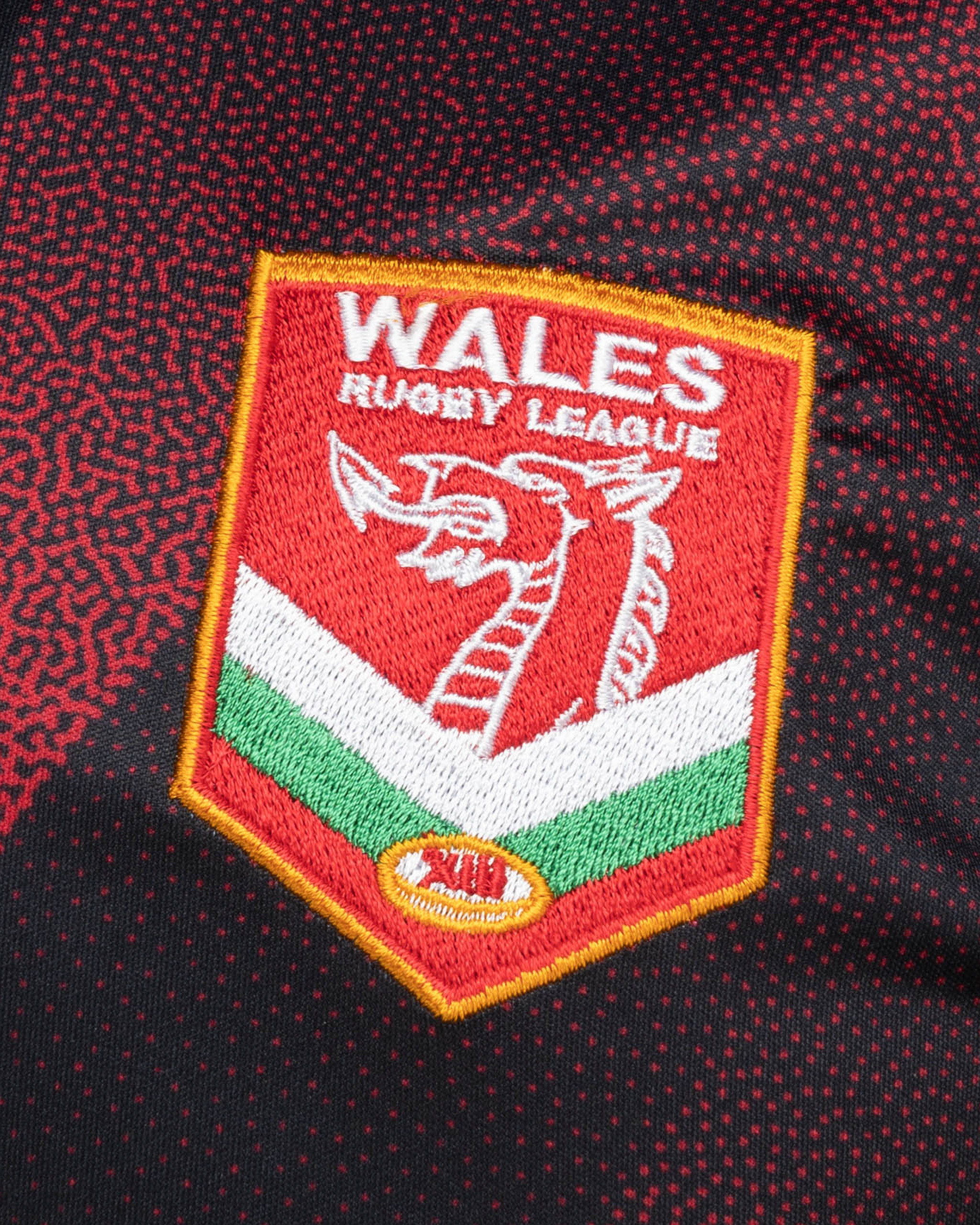 Wales RL 24/25 Quadrigo Tee Black/Red