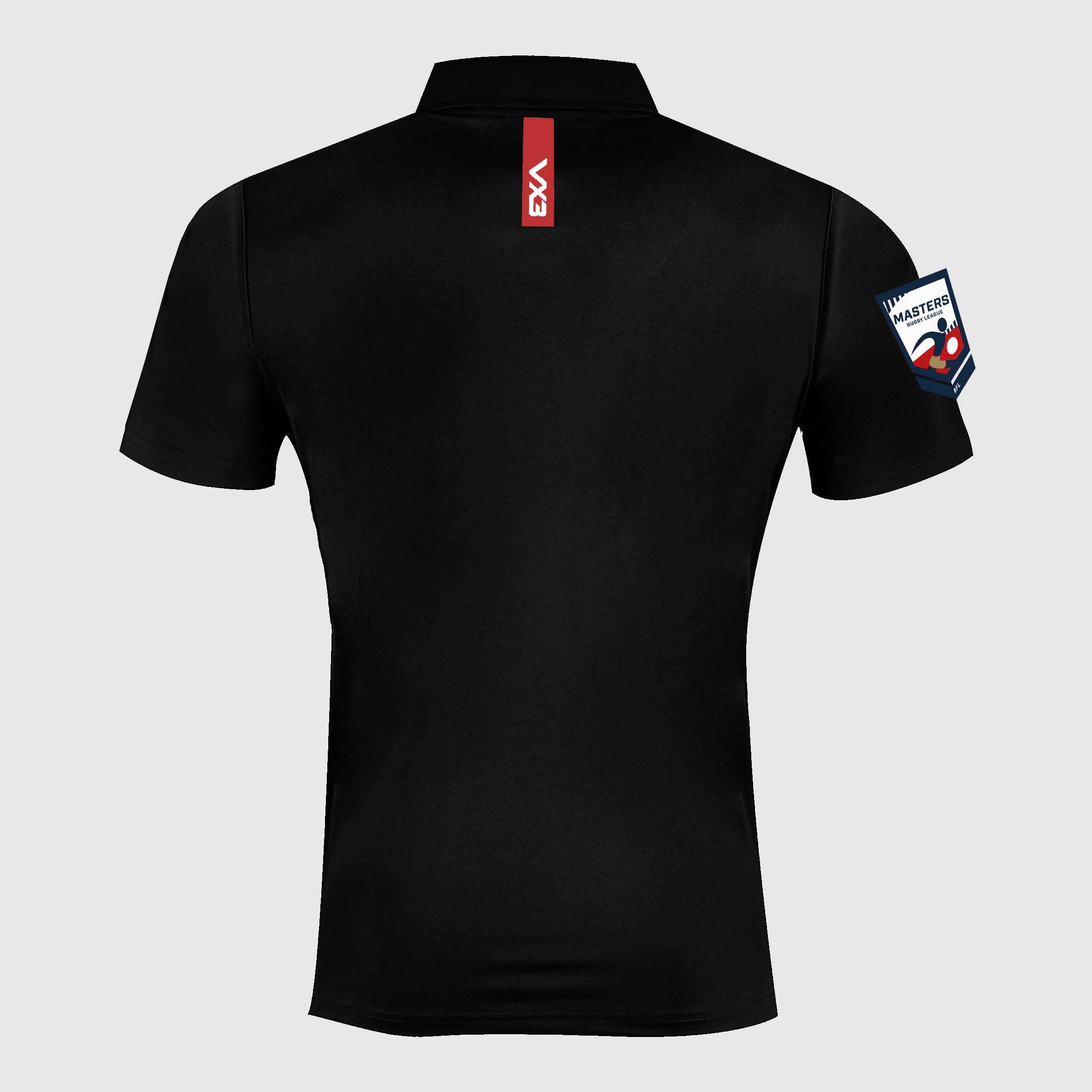 Wales Rugby League Masters Black/Red Fortis Polo