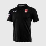Wales Rugby League Masters Black Primus Polo Shirt