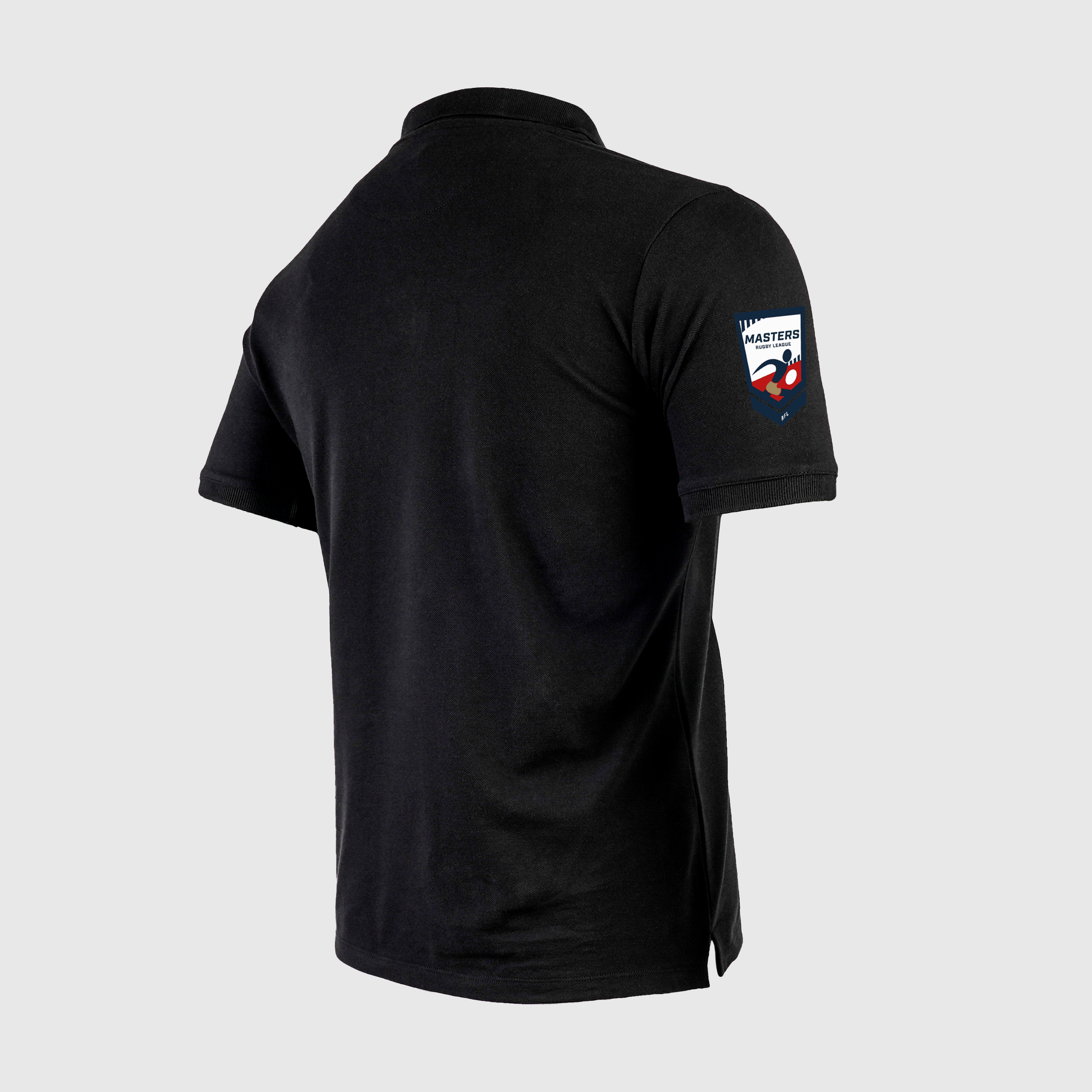 Wales Rugby League Masters Black Primus Polo Shirt