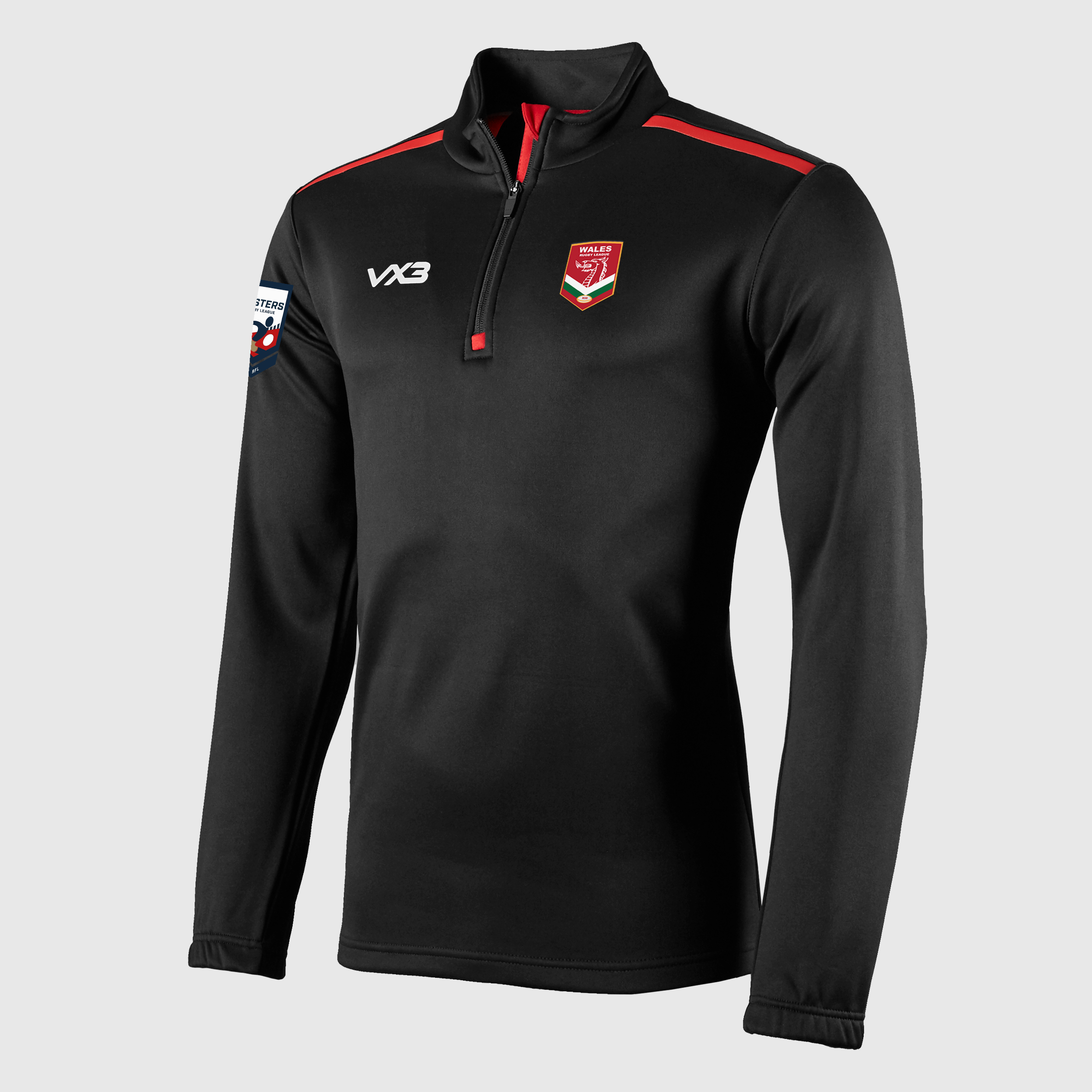 Red Fortis Quarter Zip Sweat