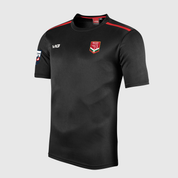 Wales Rugby League Masters Black/Red Fortis Youth Tee