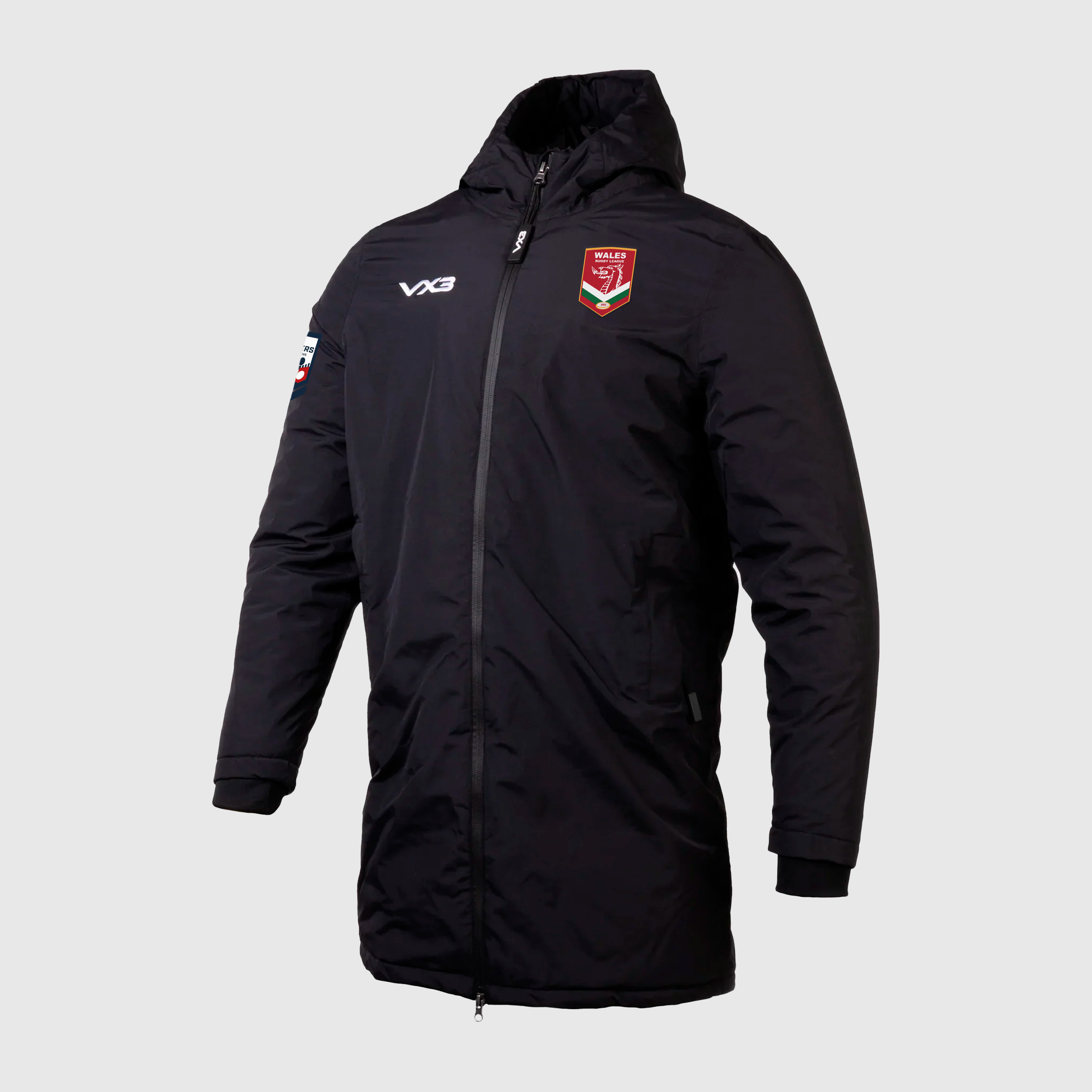 Wales Rugby League Masters Nero Managers Jacket
