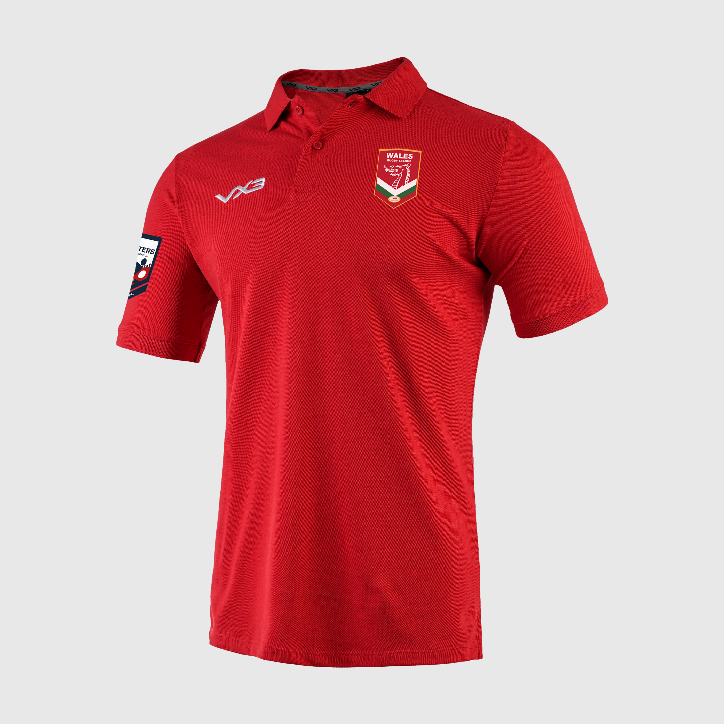 Wales Rugby League Masters Red Primus Polo Shirt