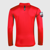Wales Rugby League Masters Red Fortis Quarter Zip Sweat
