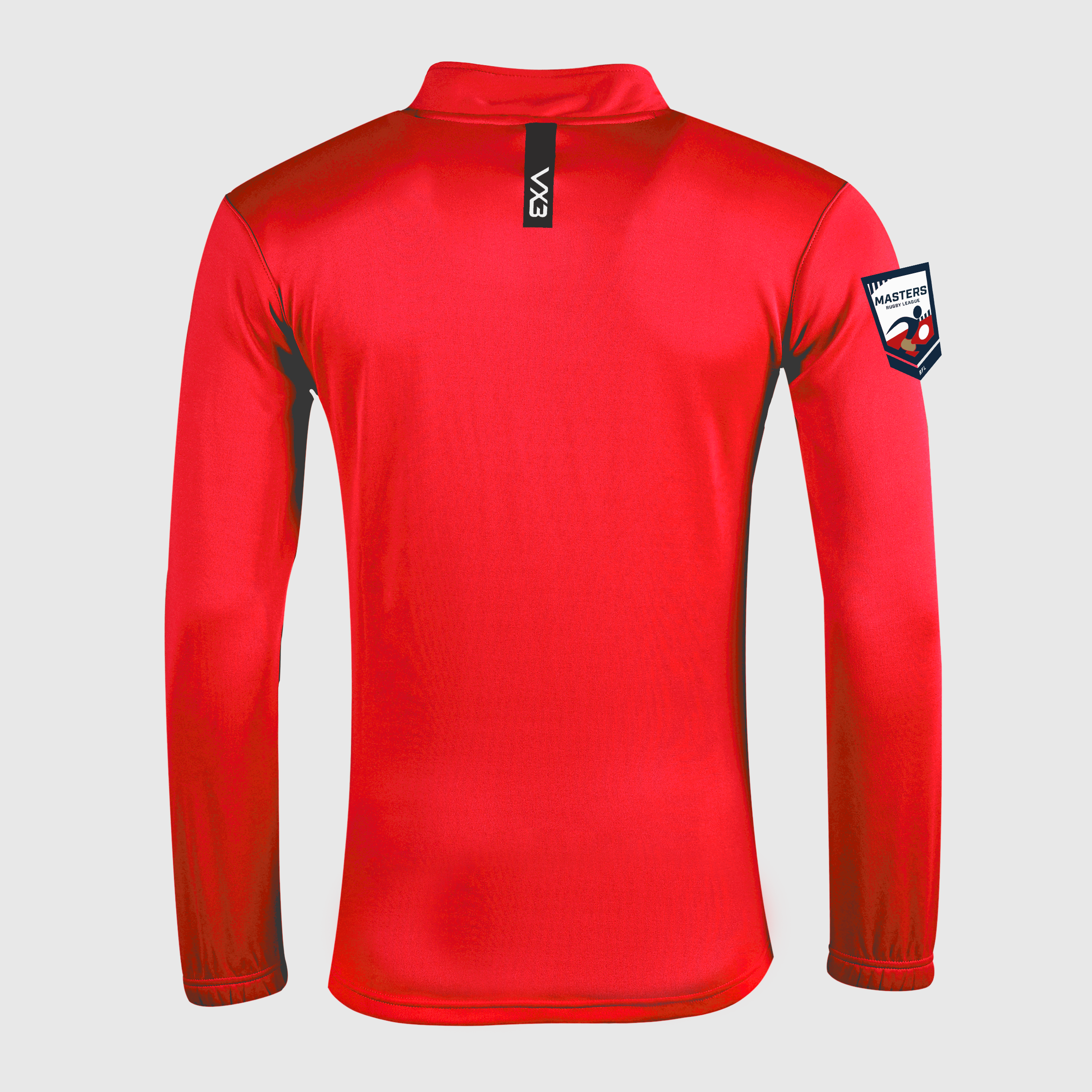Wales Rugby League Masters Red Fortis Quarter Zip Sweat