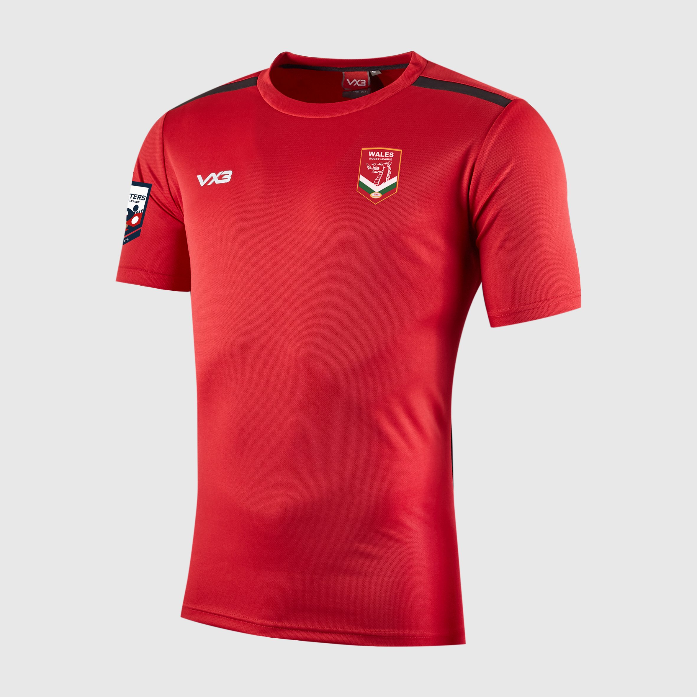 Wales Rugby League Masters Red Fortis Tee