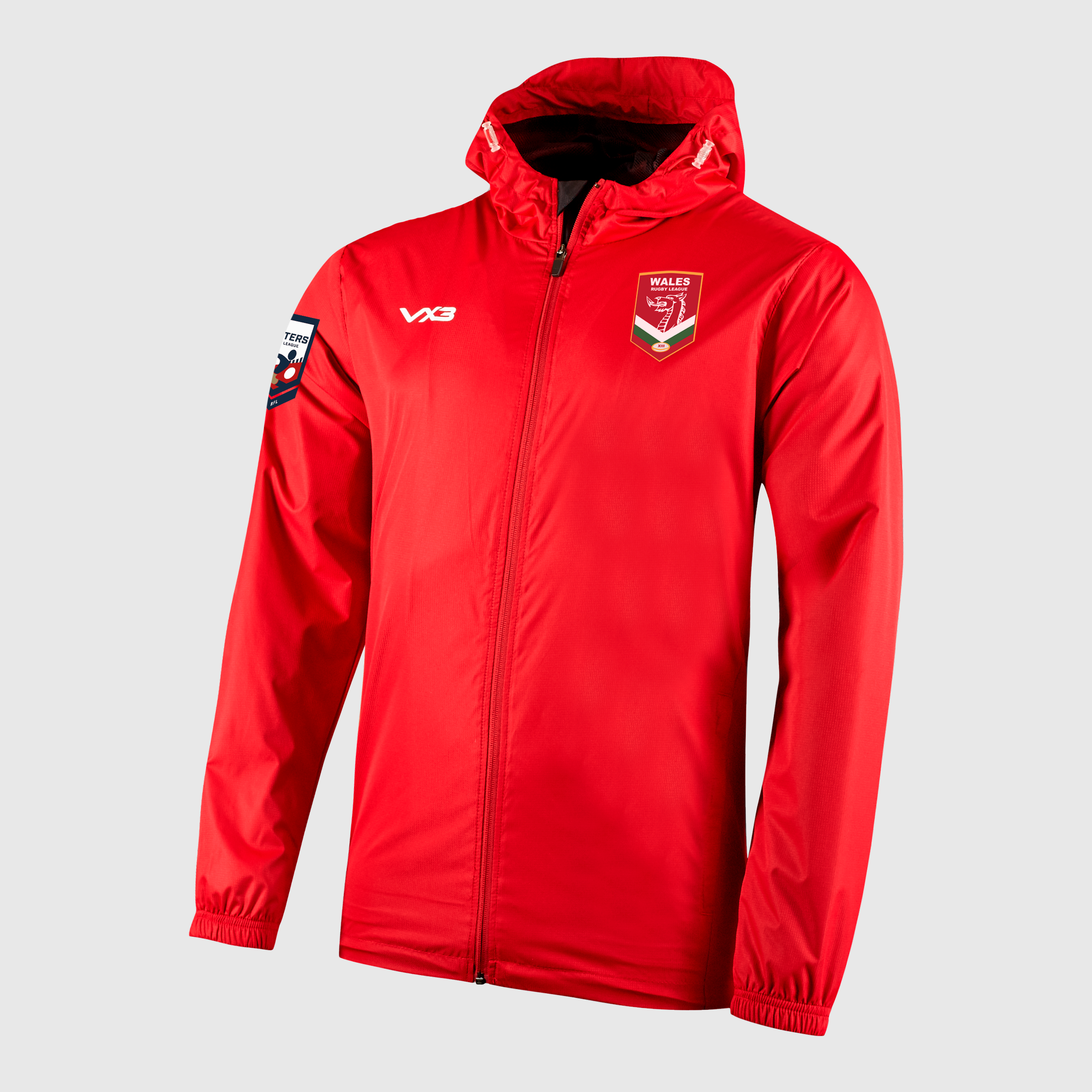 Wales Rugby League Masters Red Primus Rain Jacket