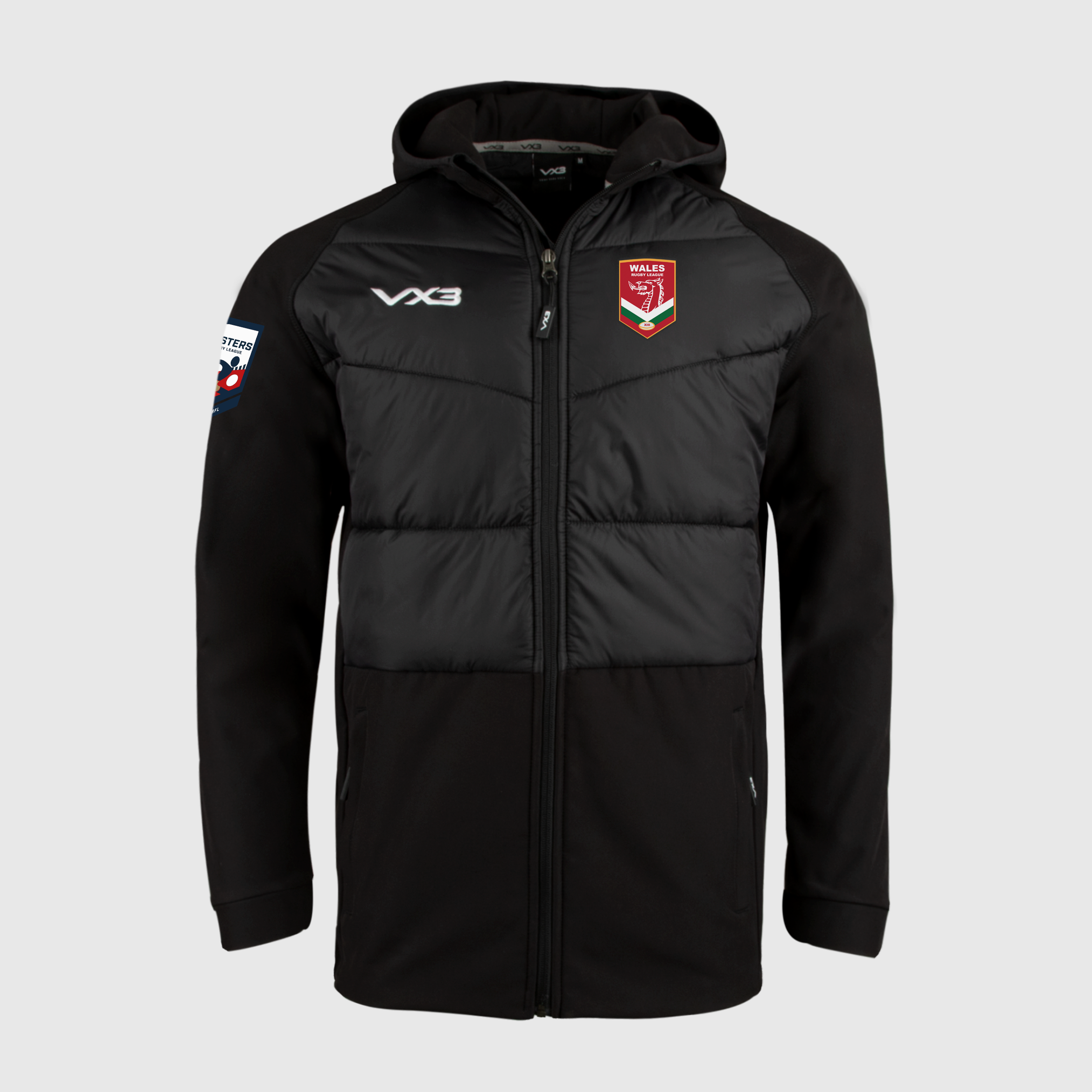 Wales Rugby League Masters Tempest Hybrid Jacket