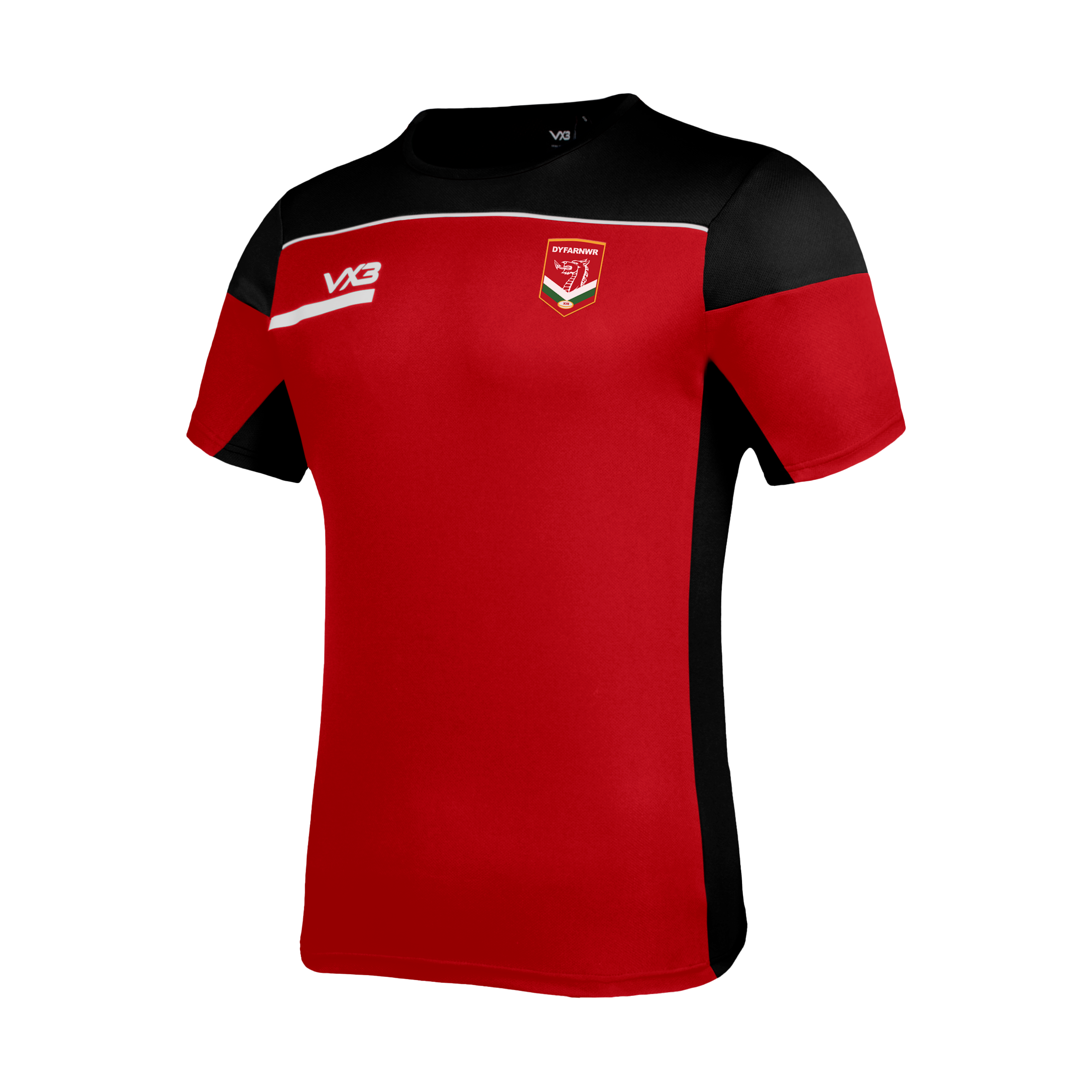 Wales Rugby League Refs Opus Tee Red