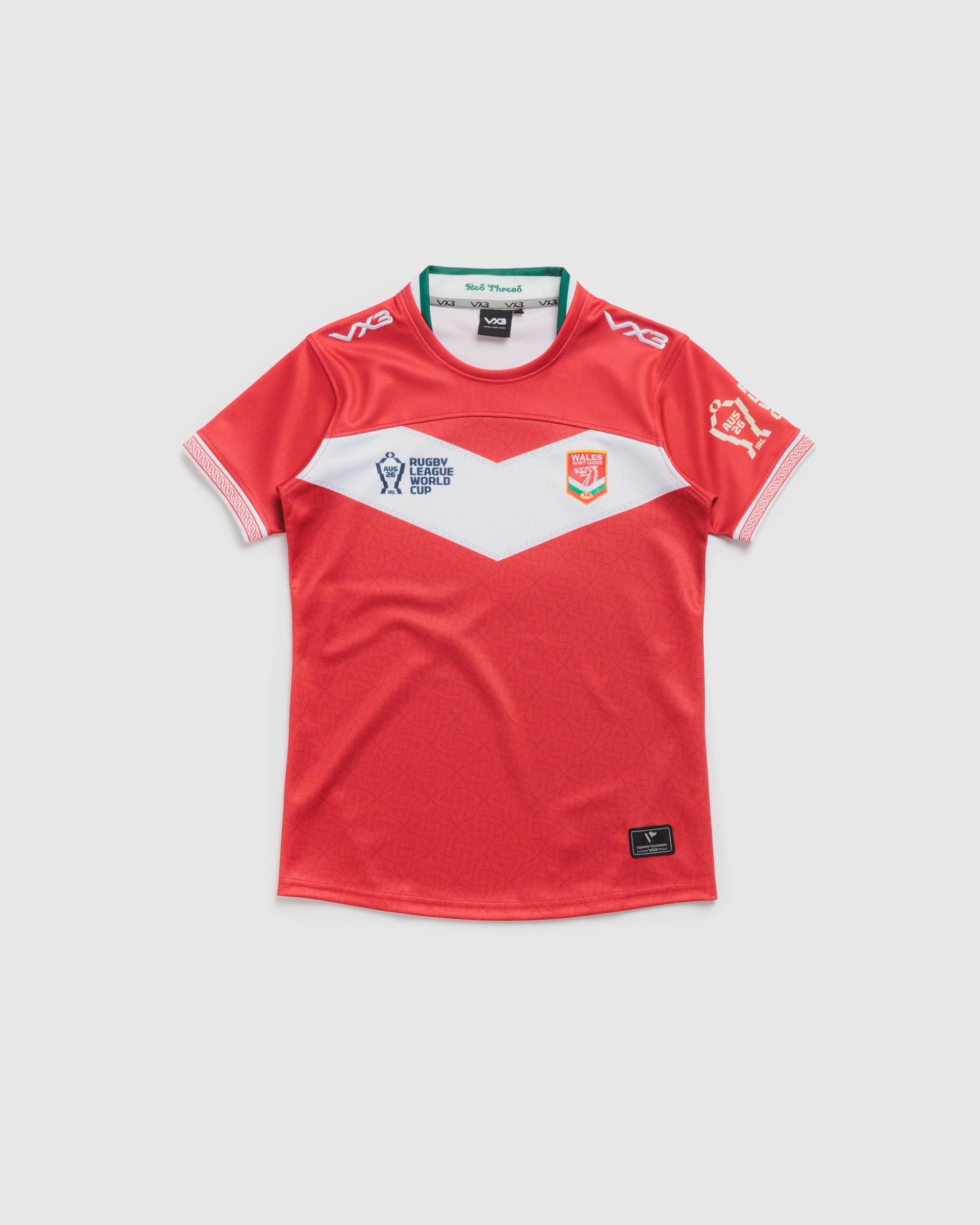 Wales Rugby League 2026 World Cup Replica Shirt Womens