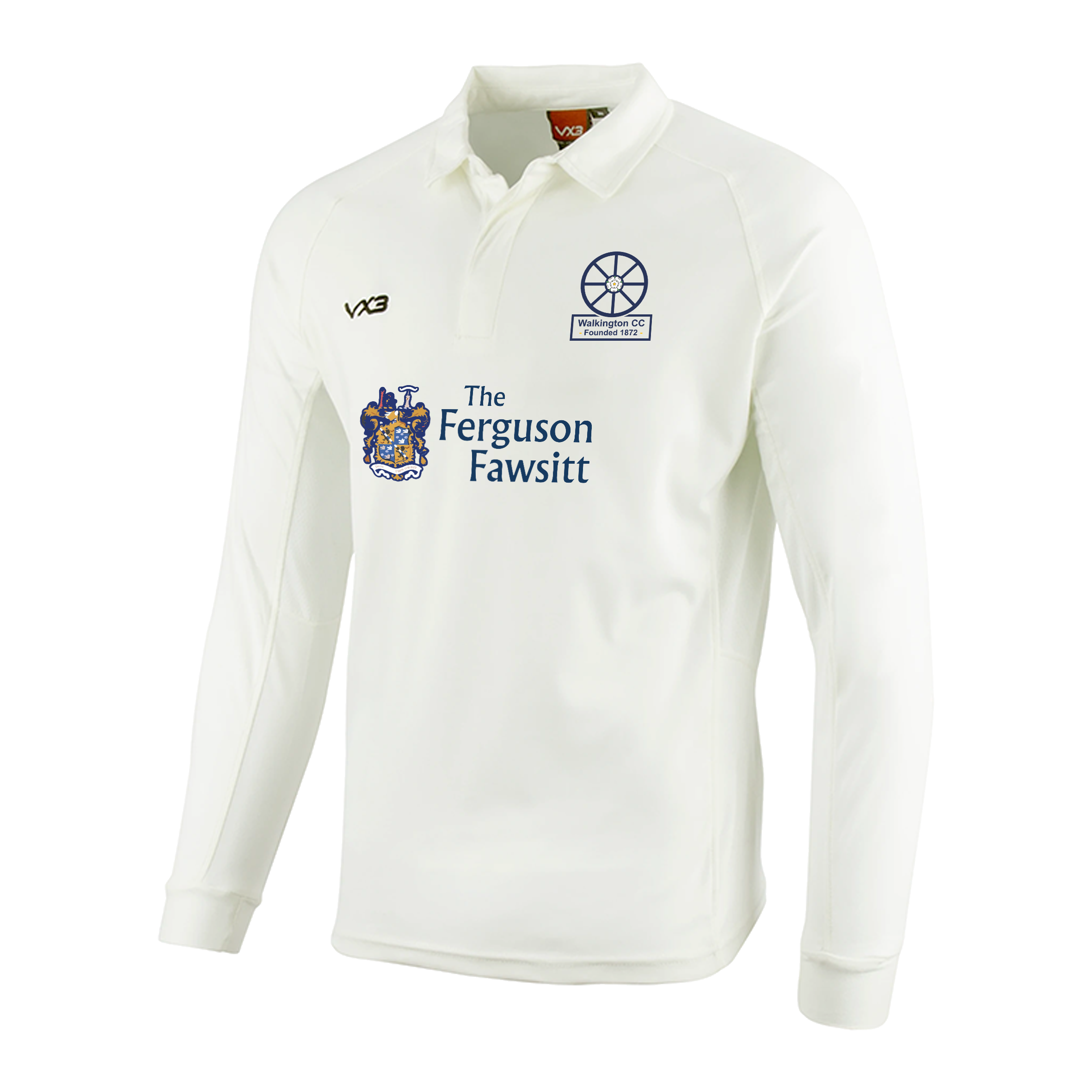 Walkington Cricket Club Youth Long Sleeve Shirt