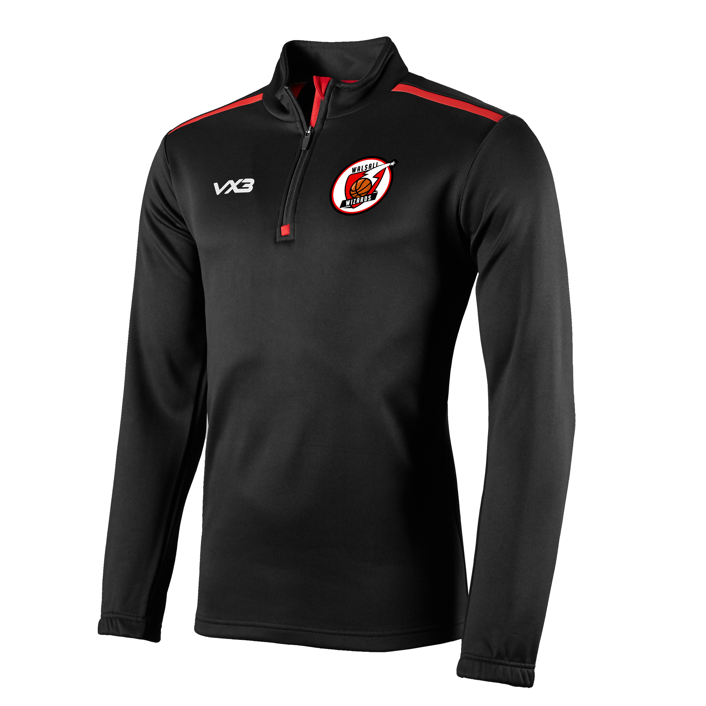 Walsall Wizards Basketball Fortis Youth Quarter Zip Sweat