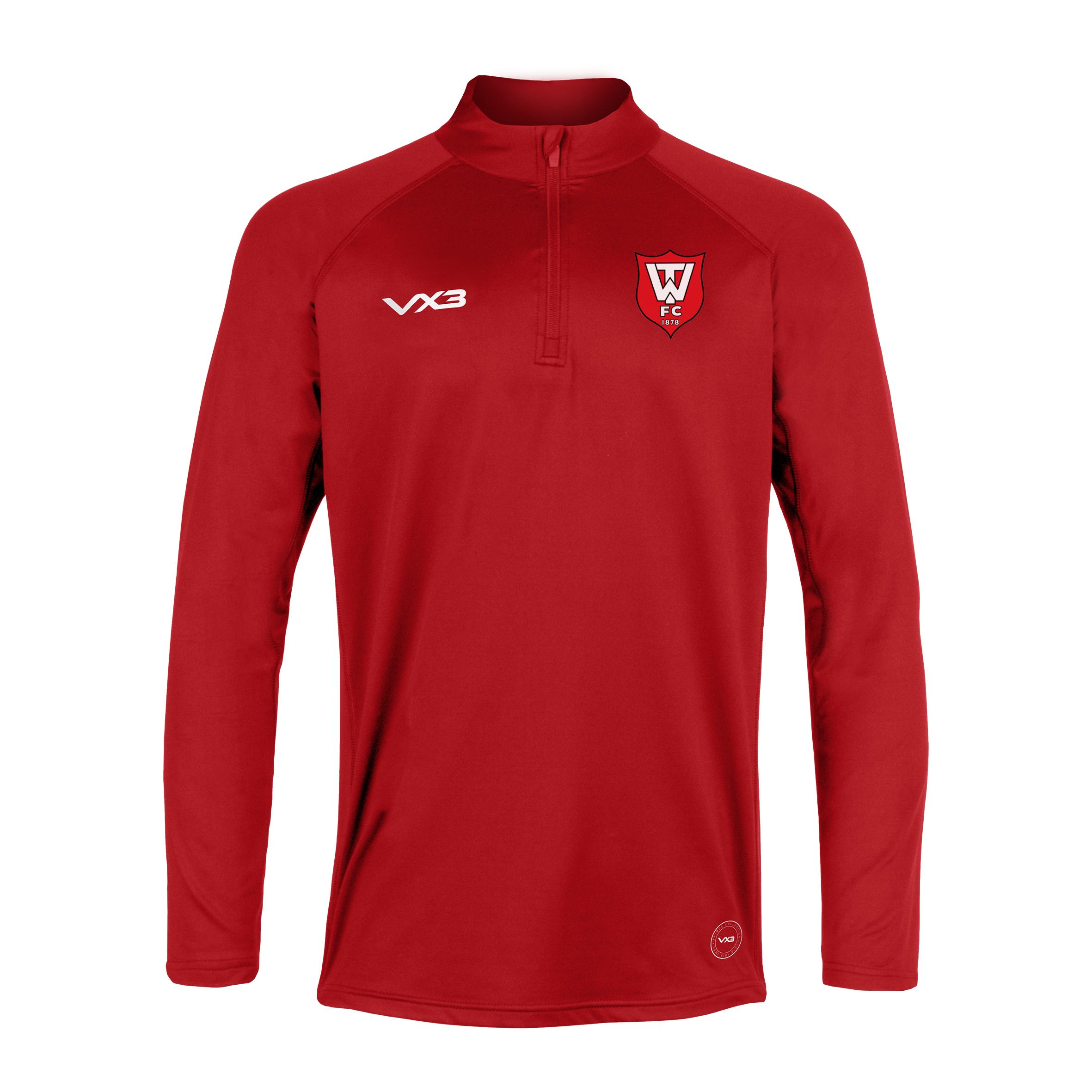 Warminster Town FC Red Primus Youth Quarter Zip