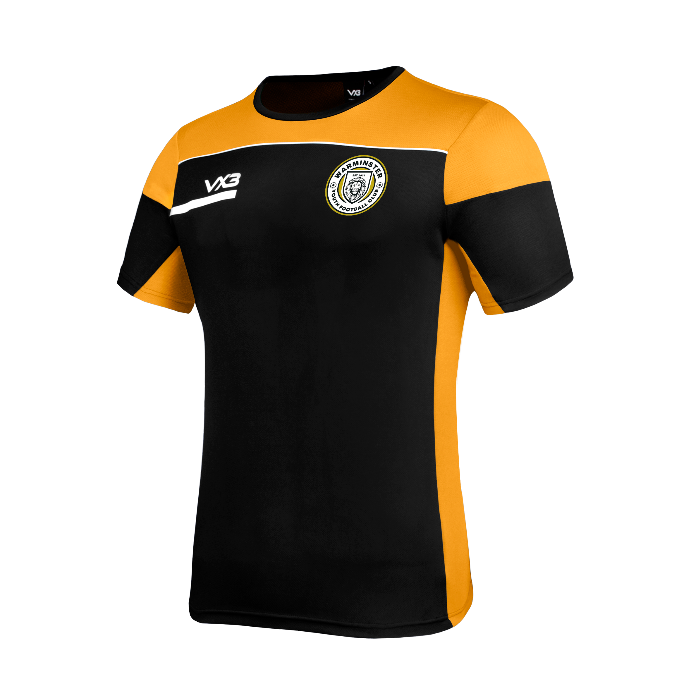 Warminster Youth FC Opus Tee Youth - Black Amber