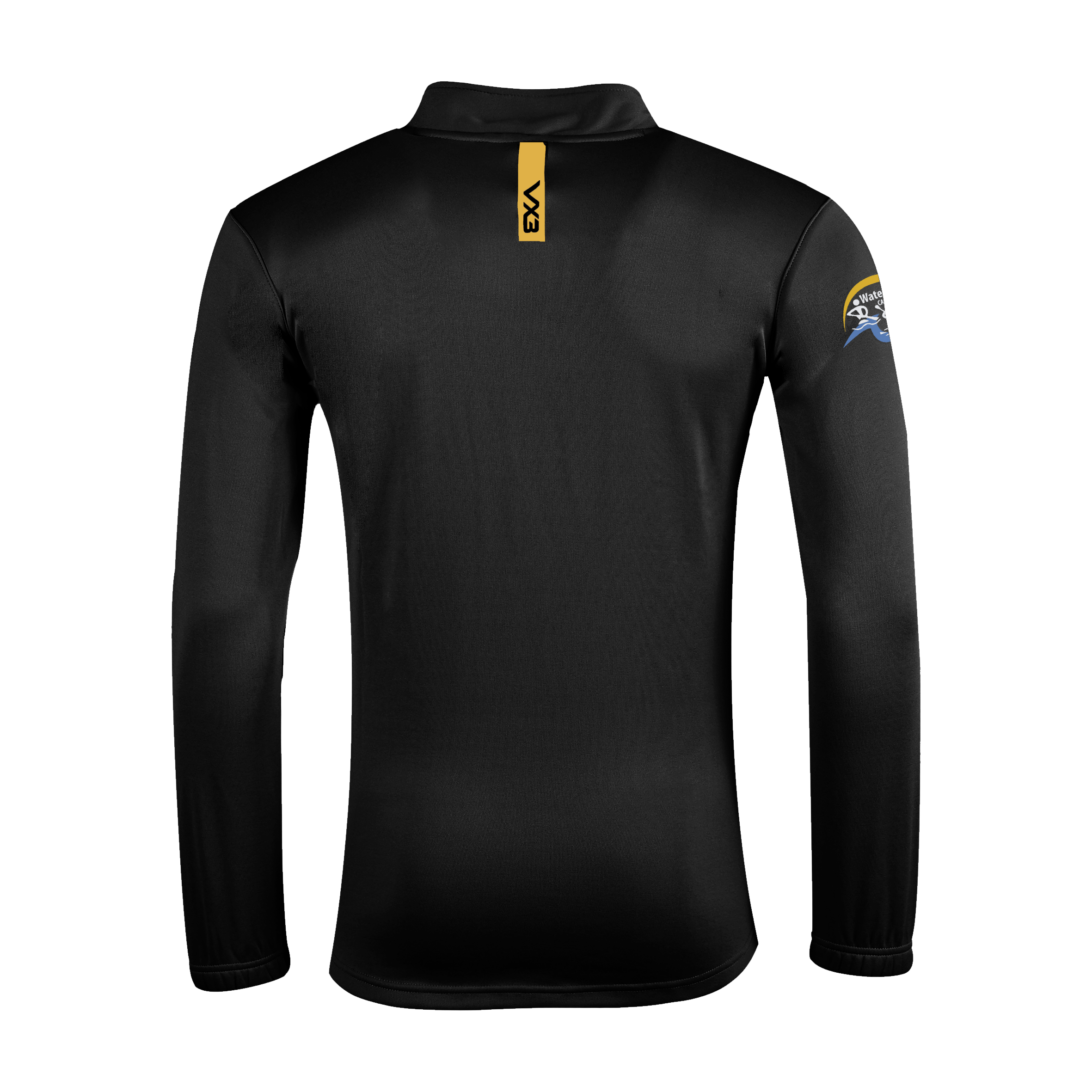 Waterside Canoe Club Black/Amber Fortis Quarter Zip Sweat