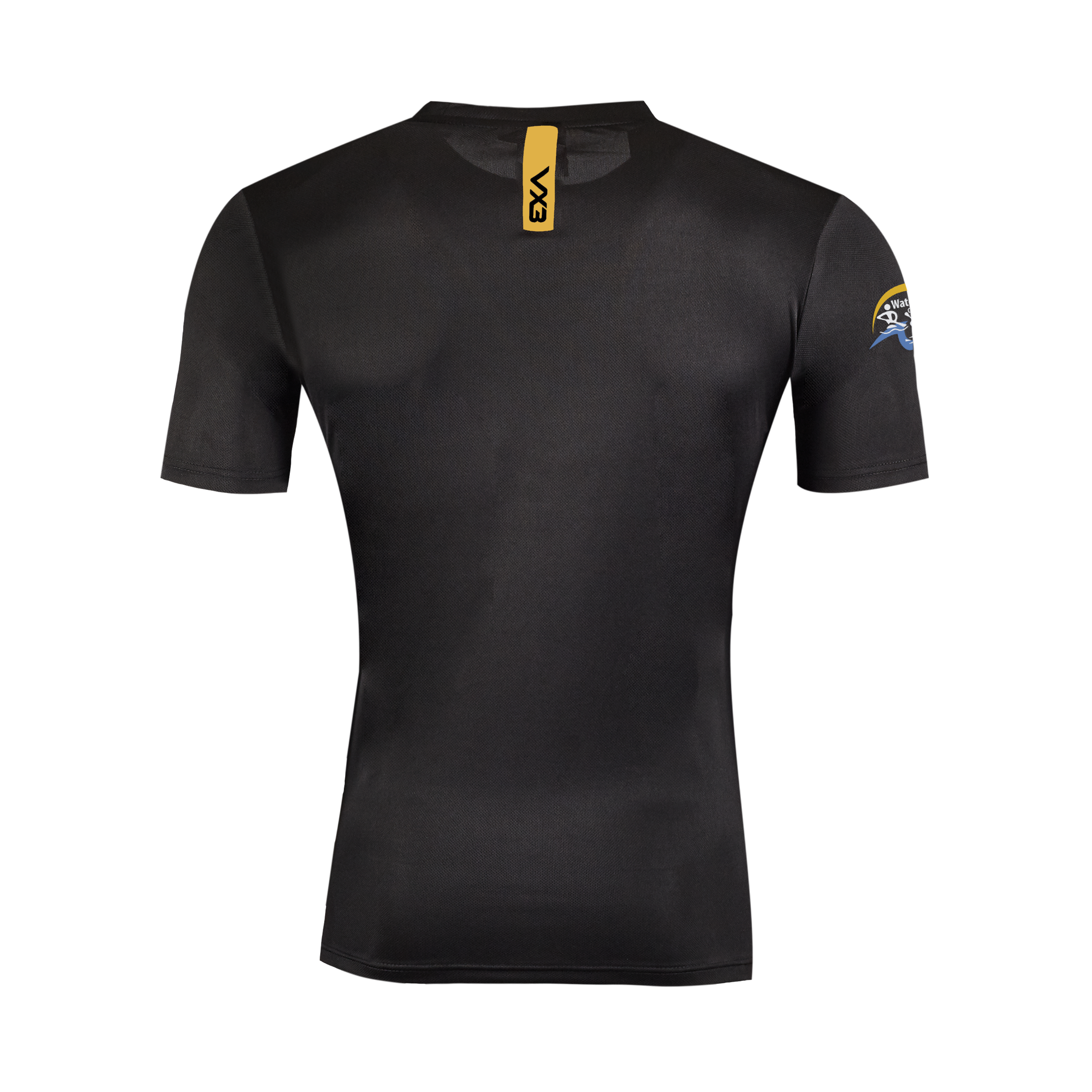 Waterside Canoe Club Black/Amber Fortis Tee