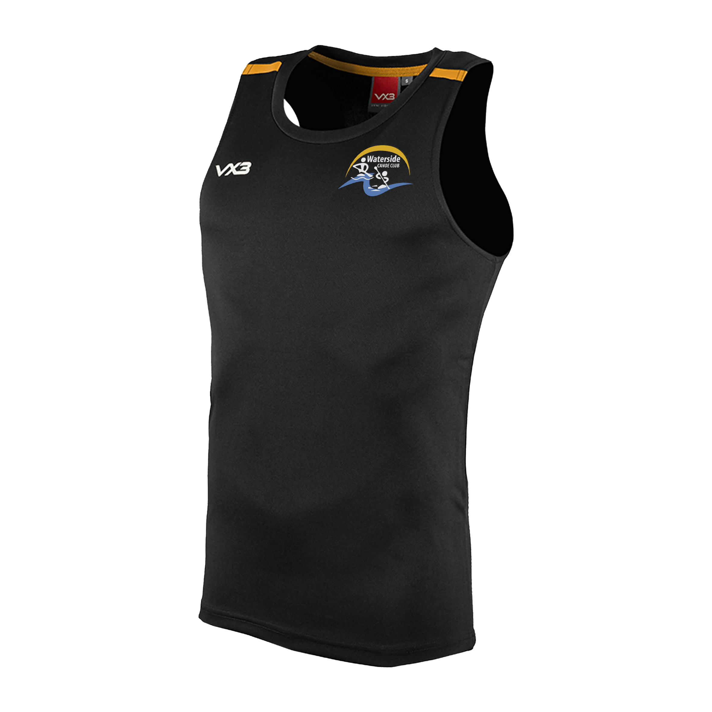 Waterside Canoe Club Black/Amber Fortis Vest